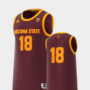 Arizona State Sun Devils Jersey Basketball Reversible Adidas Sample Mens  LARGE