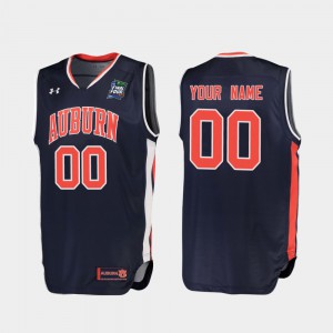 Custom College Basketball Jerseys Auburn Tigers Jersey Name and Number Alumni Navy