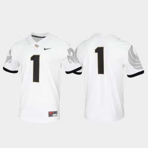 Men's Nike #21 White UCF Knights Untouchable Football Jersey
